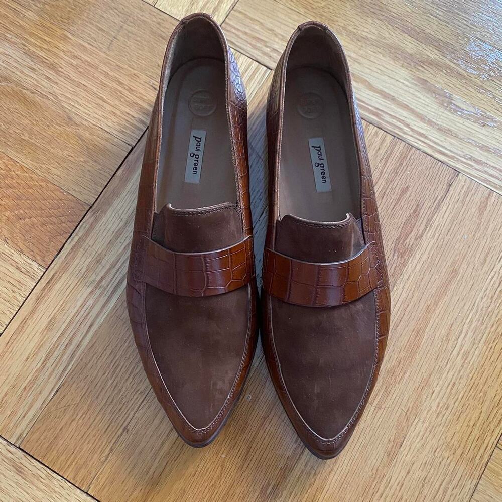 New Paul Green Women's rown leather
